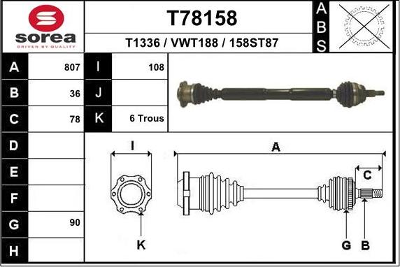 EAI T78158 - Planetara aaoparts.ro
