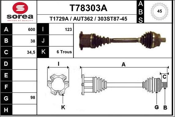 EAI T78303A - Planetara aaoparts.ro