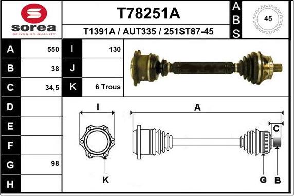 EAI T78251A - Planetara aaoparts.ro
