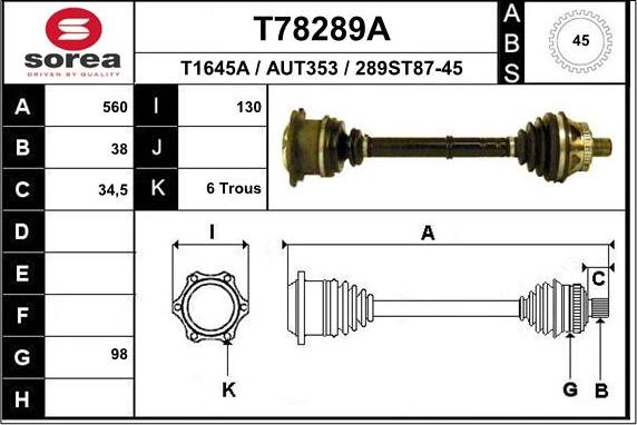 EAI T78289A - Planetara aaoparts.ro