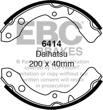 EBC Brakes 6414 - Set saboti frana aaoparts.ro