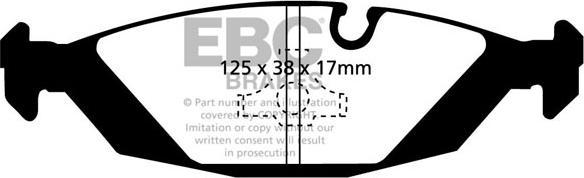 EBC Brakes DP447 - Set placute frana,frana disc aaoparts.ro