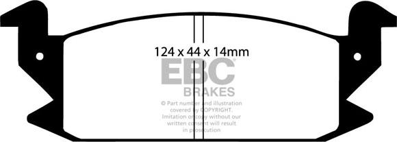 EBC Brakes DP475 - Set placute frana,frana disc aaoparts.ro