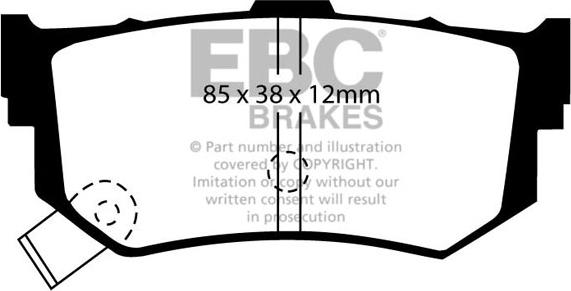 EBC Brakes DP514/2 - Set placute frana,frana disc aaoparts.ro