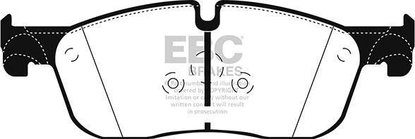 EBC Brakes DP62255 - Set placute frana,frana disc aaoparts.ro