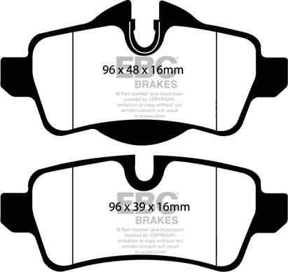 EBC Brakes DP21931 - Set placute frana,frana disc aaoparts.ro