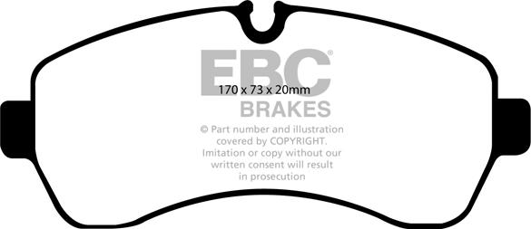 EBC Brakes DP1928 - Set placute frana,frana disc aaoparts.ro