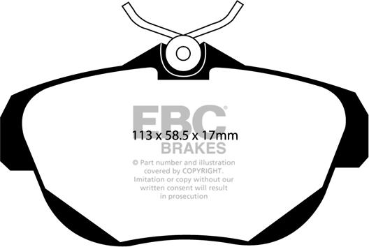 EBC Brakes DP1971 - Set placute frana,frana disc aaoparts.ro