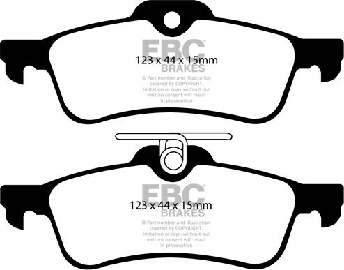 EBC Brakes DP1973 - Set placute frana,frana disc aaoparts.ro