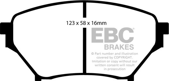 EBC Brakes DP1452 - Set placute frana,frana disc aaoparts.ro