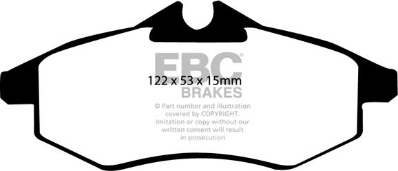 EBC Brakes DP1434 - Set placute frana,frana disc aaoparts.ro