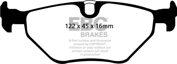 EBC Brakes DP31091C - Set placute frana,frana disc aaoparts.ro