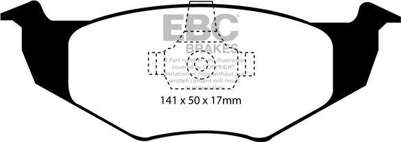 EBC Brakes DP1064 - Set placute frana,frana disc aaoparts.ro