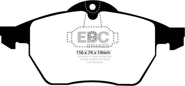 EBC Brakes DP1062 - Set placute frana,frana disc aaoparts.ro