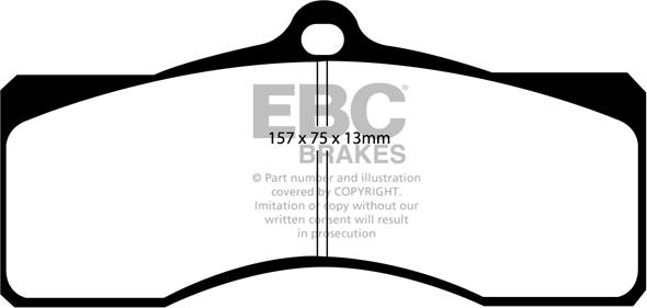 EBC Brakes DP1155 - Set placute frana,frana disc aaoparts.ro