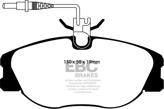 EBC Brakes DP1108 - Set placute frana,frana disc aaoparts.ro