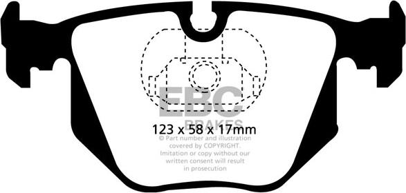 EBC Brakes DP81118RP1 - Set placute frana de performanta aaoparts.ro
