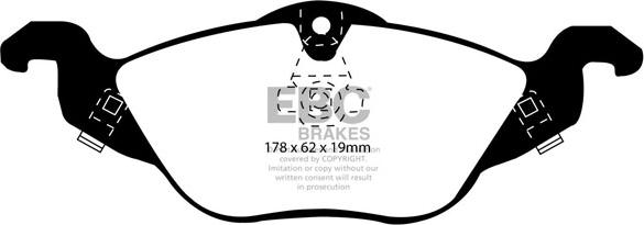 EBC Brakes DP1184 - Set placute frana,frana disc aaoparts.ro