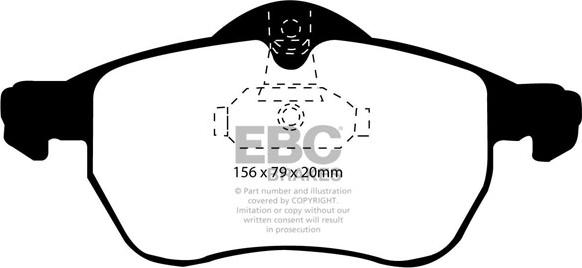 EBC Brakes DP1183 - Set placute frana,frana disc aaoparts.ro