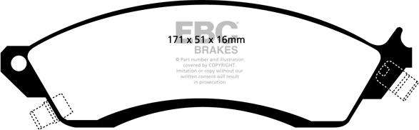 EBC Brakes DP1131 - Set placute frana,frana disc aaoparts.ro