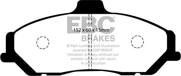 EBC Brakes DP1349 - Set placute frana,frana disc aaoparts.ro