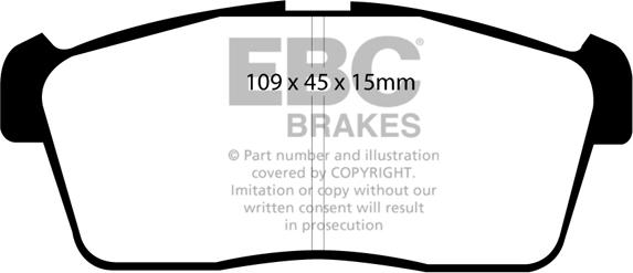 EBC Brakes DP1344 - Set placute frana,frana disc aaoparts.ro