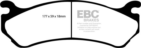 EBC Brakes DP1304 - Set placute frana,frana disc aaoparts.ro