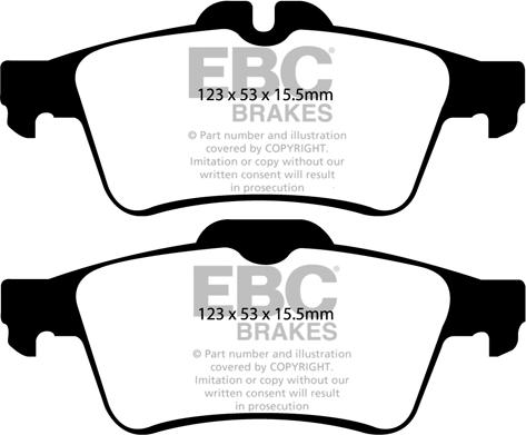 EBC Brakes DP1749 - Set placute frana,frana disc aaoparts.ro