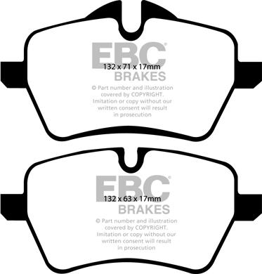 EBC Brakes DP1789 - Set placute frana,frana disc aaoparts.ro