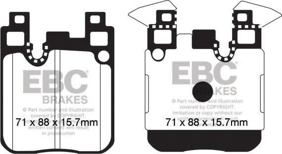 EBC Brakes DP82133RP1 - Set placute frana de performanta aaoparts.ro