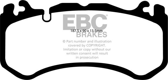 EBC Brakes DP31939C - Set placute frana,frana disc aaoparts.ro