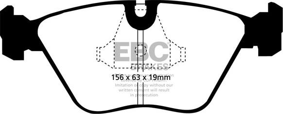 EBC Brakes DP8689RP1 - Set placute frana de performanta aaoparts.ro