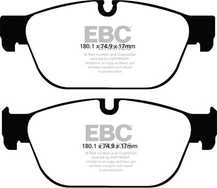 EBC Brakes DP22092 - Set placute frana,frana disc aaoparts.ro