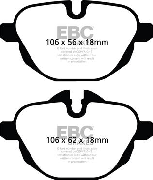 EBC Brakes DP22047 - Set placute frana,frana disc aaoparts.ro