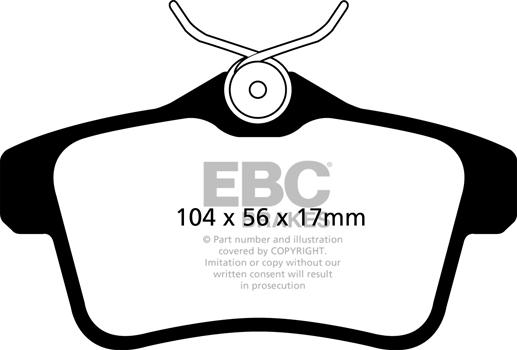 EBC Brakes DP22053 - Set placute frana,frana disc aaoparts.ro