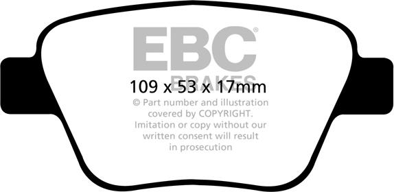 EBC Brakes DPX2075 - Set placute frana,frana disc aaoparts.ro