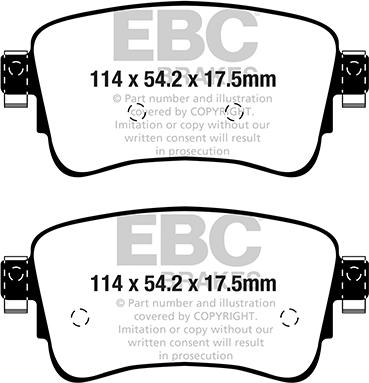 EBC Brakes DPX2345 - Set placute frana,frana disc aaoparts.ro