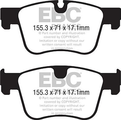 EBC Brakes DP22359 - Set placute frana,frana disc aaoparts.ro