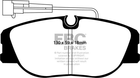 EBC Brakes DP2733 - Set placute frana,frana disc aaoparts.ro
