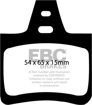 EBC Brakes DP795 - Set placute frana,frana disc aaoparts.ro