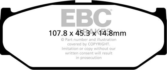 EBC Brakes DPX2104 - Set placute frana,frana disc aaoparts.ro