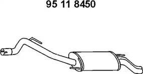 Eberspächer 95 11 8450 - Toba esapament finala aaoparts.ro