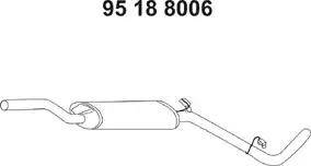 Eberspächer 95 18 8006 - Toba esapamet intermediara aaoparts.ro