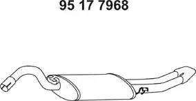 Eberspächer 95 17 7968 - Toba esapament finala aaoparts.ro