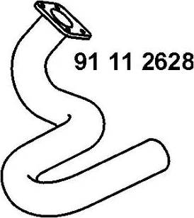Eberspächer 91 11 2628 - Racord evacuare aaoparts.ro