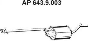 Eberspächer 643.9.003 - Toba esapamet intermediara aaoparts.ro