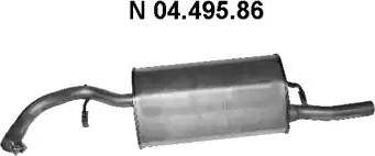 Eberspächer 04.495.86 - Toba esapament finala aaoparts.ro