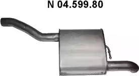 Eberspächer 04.599.80 - Toba esapamet intermediara aaoparts.ro