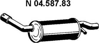 Eberspächer 04.587.83 - Toba esapament finala aaoparts.ro