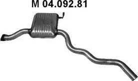 Eberspächer 04.092.81 - Toba esapament primara aaoparts.ro